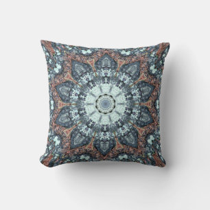 Pine needles kaleidoscope cushion