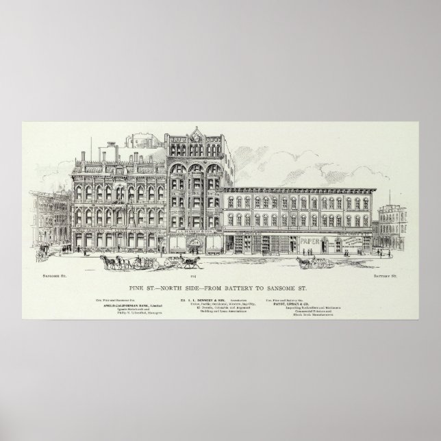 Pine North side Battery and Sansome Poster (Front)