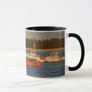 Pine Point Black 11 oz Ringer Mug
