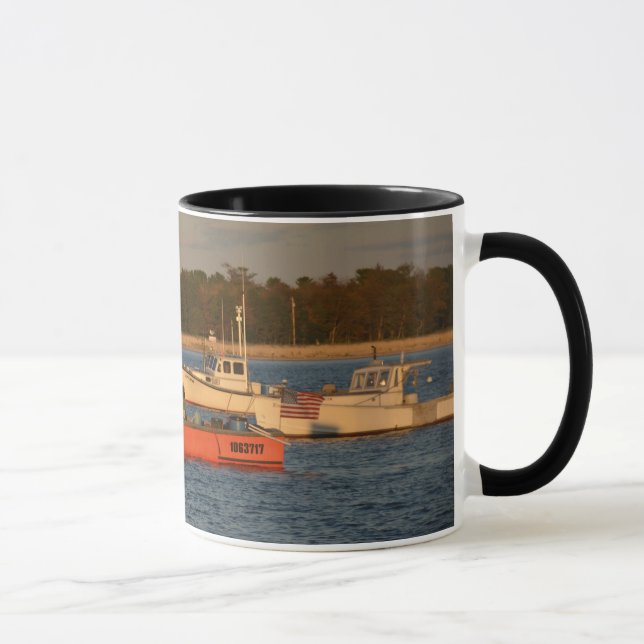 Pine Point Black 11 oz Ringer Mug (Right)