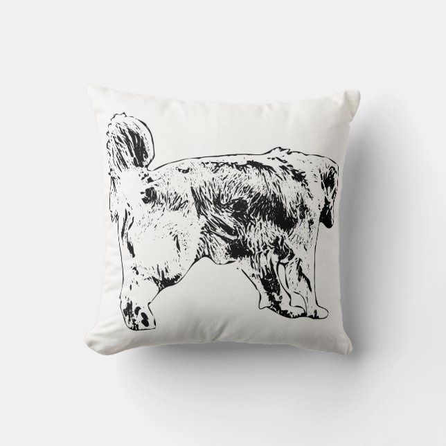 Pine-Room Retriever Pillow (Front)