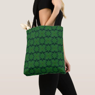 Pine Snowflakes Forest Shoulder Tote (2 Sizes) Bag