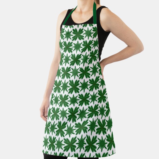 Pine Snowflakes Large Apron (Insitu)