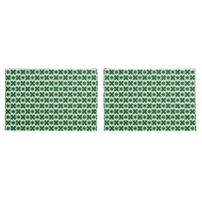 Pine Snowflakes Pillowcases (2 Sizes) (Back-Set)
