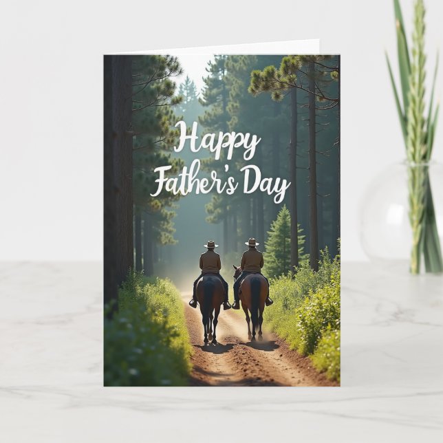 Pine Trail Fathers Day Art Card (Front)