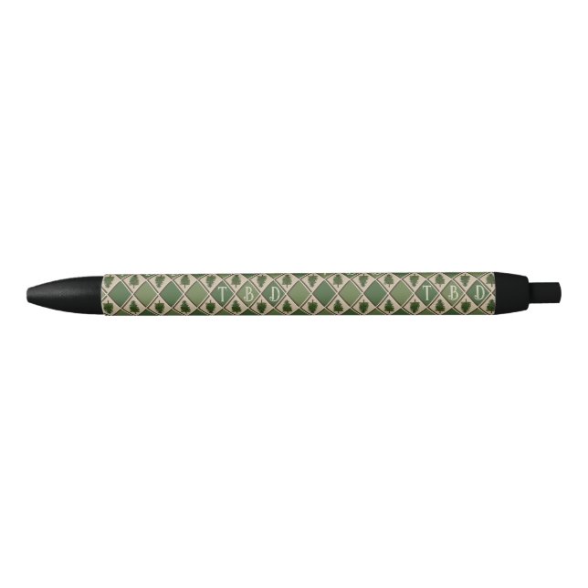 Pine Tree and Harlequin Pen (Front)