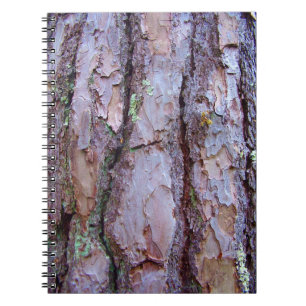Pine Tree Bark Photo Notebook