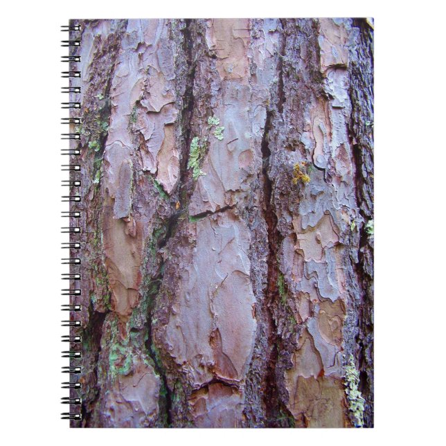 Pine Tree Bark Photo Notebook (Front)