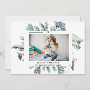 Pine Tree Branches Photo SEASON'S GREETINGS