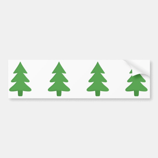 Pine Tree Bumper Sticker (Front)