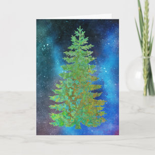 Pine Tree Christmas Card