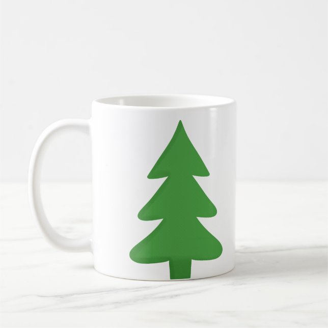 Pine Tree Coffee Mug (Left)
