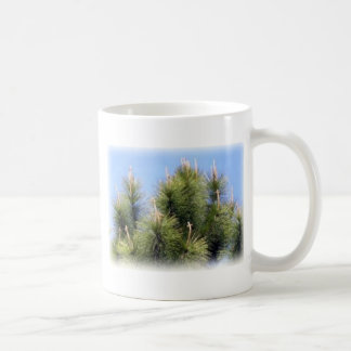 pine tree cross coffee mug