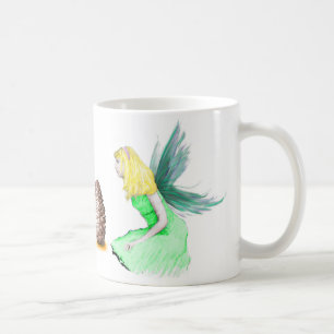 Pine Tree Fairy with pine cone Coffee Mug