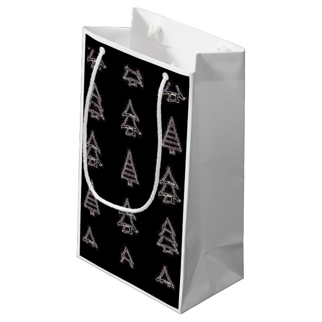 Pine Tree Gift Bag  (Back Angled)