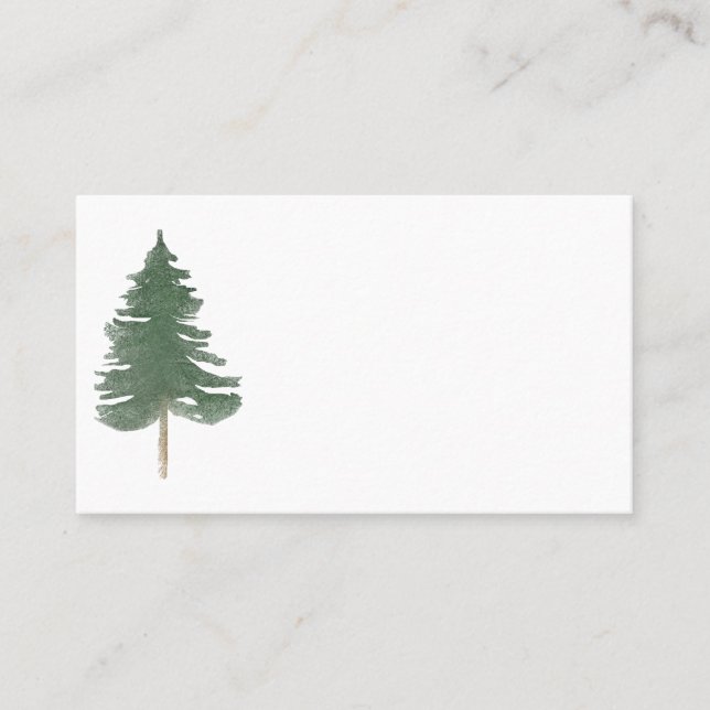 Pine tree landscape yard  business card (Front)