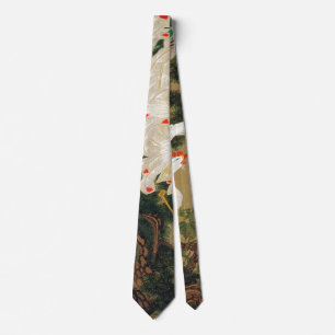 Pine Tree & Phoenix (Love Heart Phoenix), Jakuchu Tie