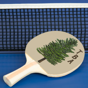 Pine Tree Ping Pong Paddle