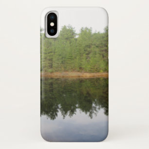 Pine Tree Reflection Lake iPhone X Case