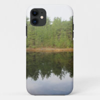 Pine Tree Reflection Lake