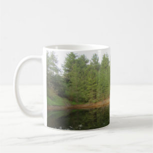 Pine Tree Reflection Lake Coffee Mug