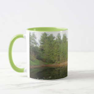 Pine Tree Reflection Lake Mug