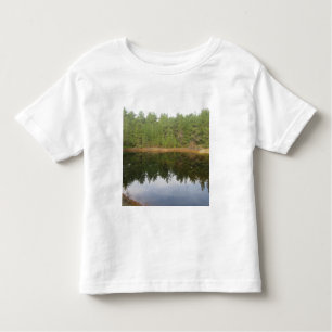 Pine Tree Reflection Lake Toddler T-Shirt