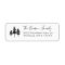 Pine Tree Return Address Label Sticker