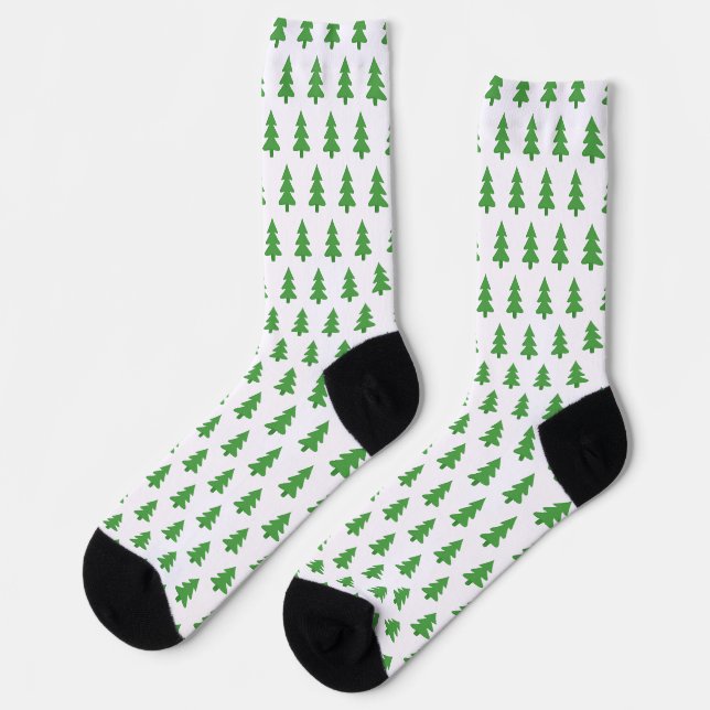 Pine Tree Socks (Left)