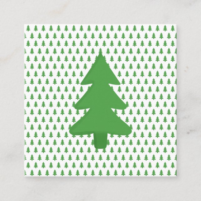 Pine Tree Square Business Card (Front)