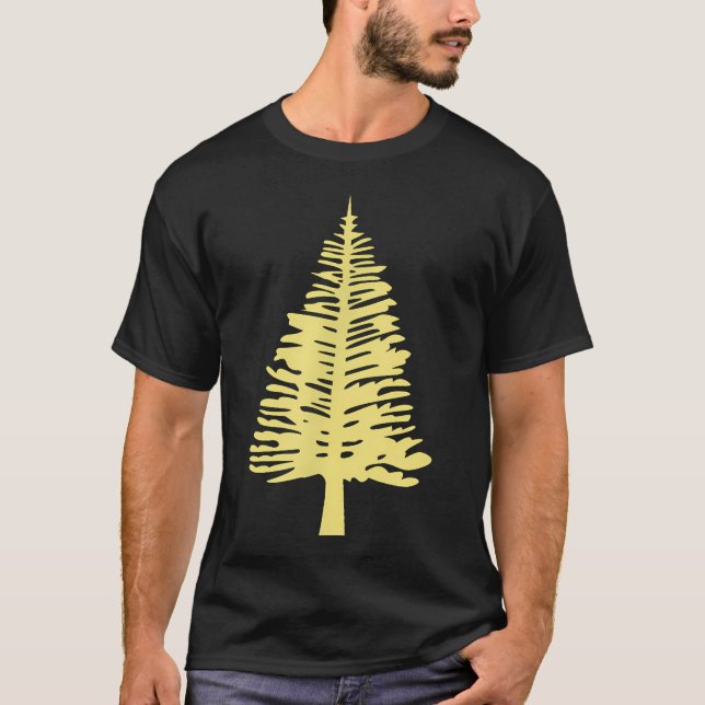 Pine Tree - Support The Pine Tree On Earth T-Shirt (Front)
