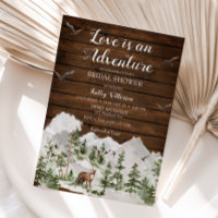 Pine Tree The Adventure Begins Bridal Shower