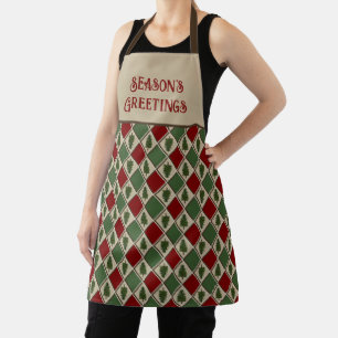 Pine Trees and Harlequin Apron