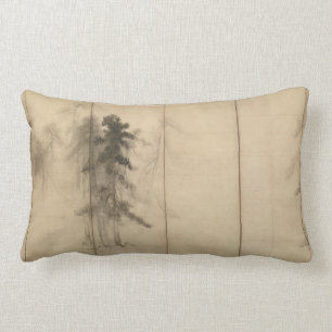 Pine Trees by Hasegawa Tohaku 16th Century Lumbar Cushion