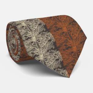 Pine Trees Dark pattern Tie