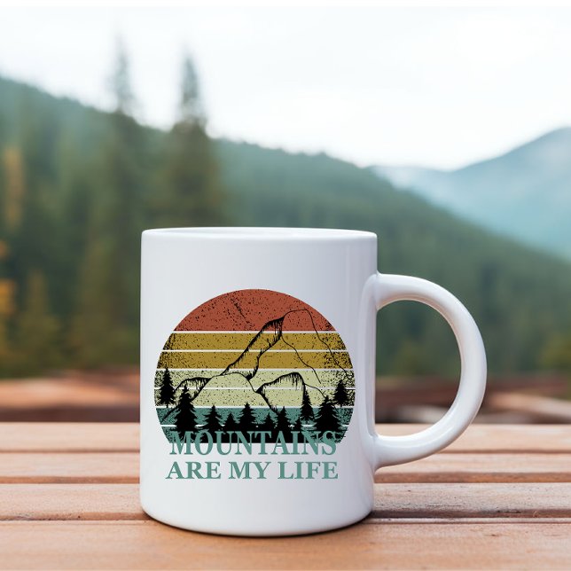 Pine trees forest landscape scene coffee mug (Creator Uploaded)