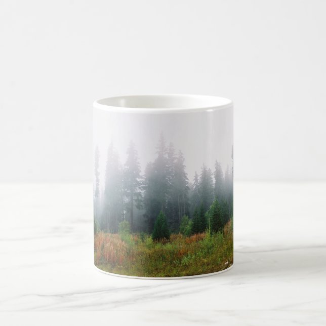 Pine Trees Forrest Photo Mug (Center)