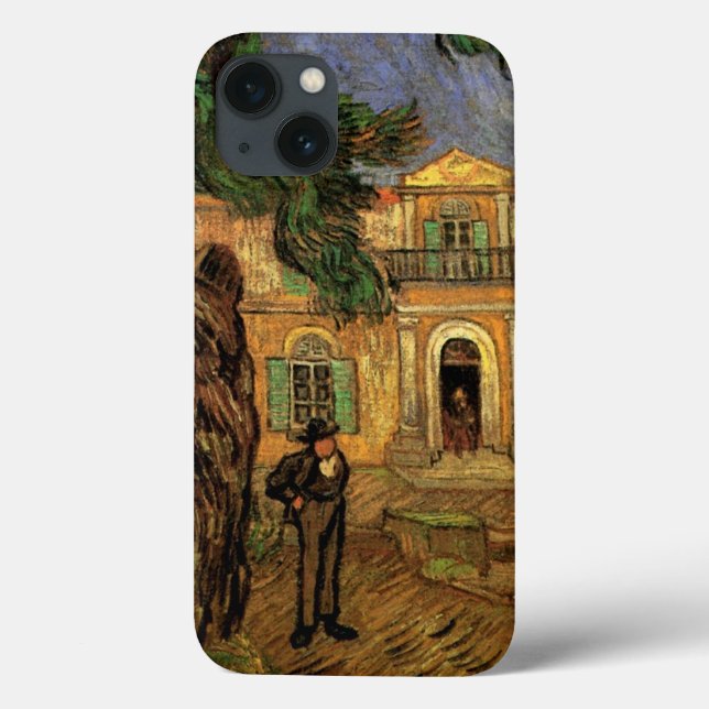 Pine Trees in Saint-Paul by Vincent van Gogh Case-Mate iPhone Case (Back)
