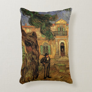 Pine Trees in Saint-Paul by Vincent van Gogh Decorative Cushion