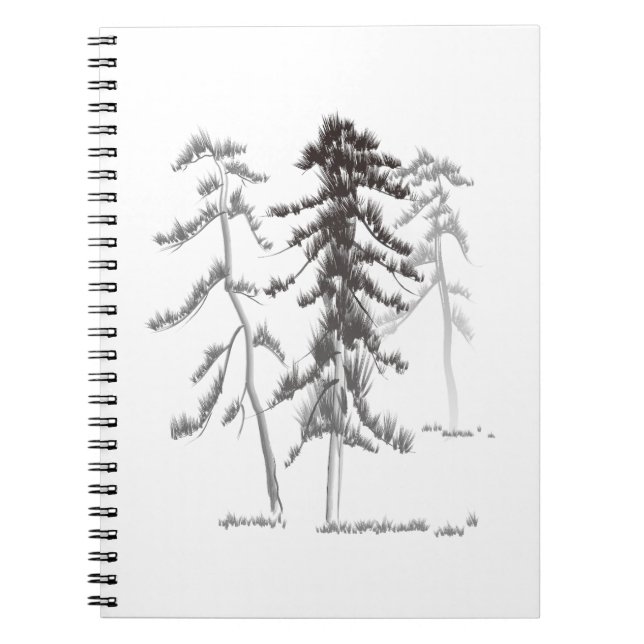 Pine trees notebook (Front)