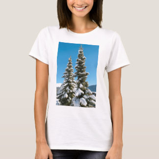 Pine trees under the Snow T-Shirt