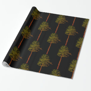 Pine Trees Wrapping Paper