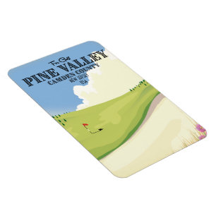 Pine Valley Camden County New Jersey USA Golf Magnet