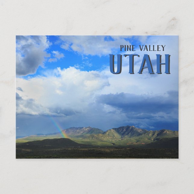 Pine Valley Utah Postcard (Front)