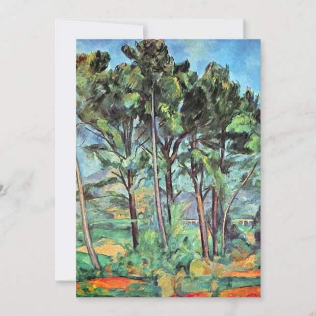 Pine with Viaduct by Paul Cezanne, Vintage Art (Front)