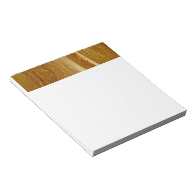 Pine Wood II Faux Wooden Texture Notepad (Angled)