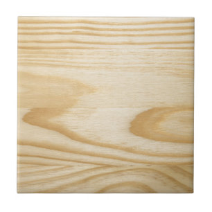 Pine Wood Texture Background Ceramic Tile