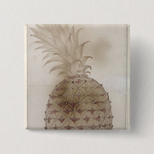 Pineapple, 15 Cm Square Badge