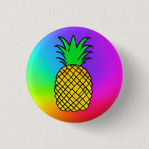 Pineapple 3 Cm Round Badge