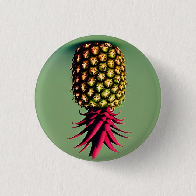 Pineapple 3 Cm Round Badge (Front)